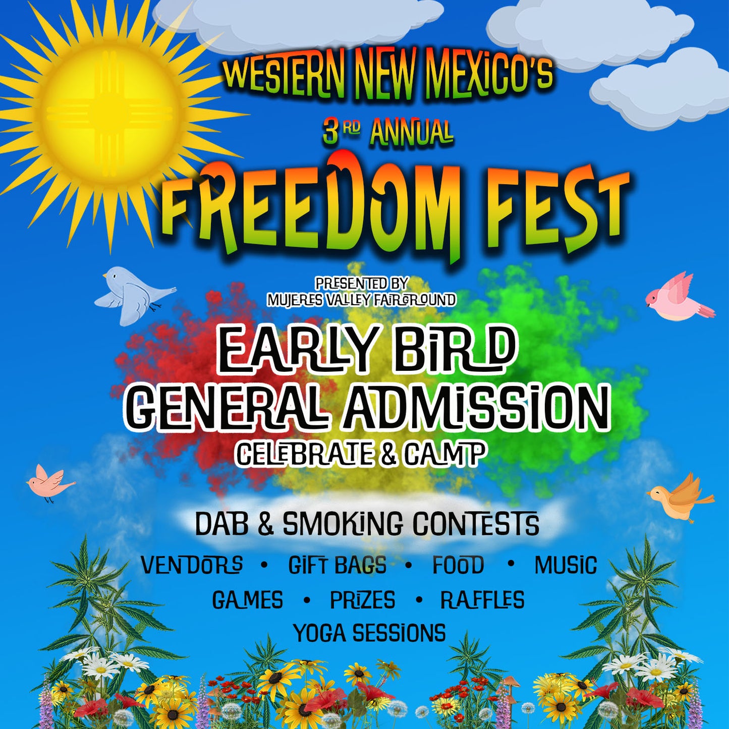 Early Bird General Admission for the 3rd Annual Freedom Festival